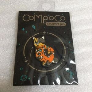 CompoCo Cat Astronaut Enamel Pin